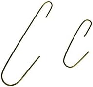 Brass Colored Ornament Hooks Bundle: 1 Package of 50 Large Brass Hooks, 1 Package of 75 Small Brass Hooks (Total of 125)-- Great for Craft Projects, Flower Arranging, Decorating, and More! - Image 4