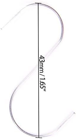 BRUBAKER 200-Pack Ornament Hooks - S-Hook Ball Hangers for Christmas Balls and Tree Decorations - Metal Decorating Hangers - Silver - Image 4