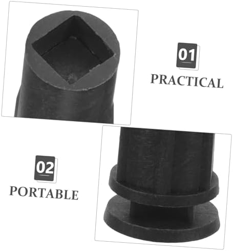 6pcs Plastic Xmas Tree Bases Holders for Christmas Trees Stable and Lightweight Design for Convenient Use Black Color for Holiday Decor - Image 7
