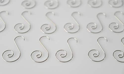 Christmas Tree Ornament S-Hooks, Elegant Party Decoration Hangers, Set of 50 - Image 7