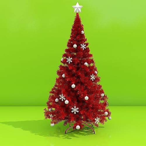 Hotop 2 Pcs 24"&16" Large Christmas Tree Stand Artificial Base,Red - Image 7