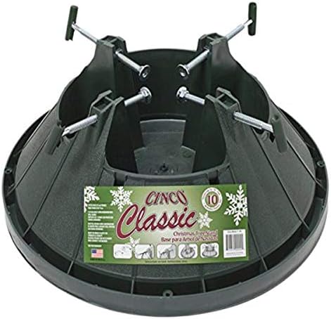 Good Tidings Cinco C-148 Classic Tree Stand For Up To 10' Trees, Medium, Green by Unknown
