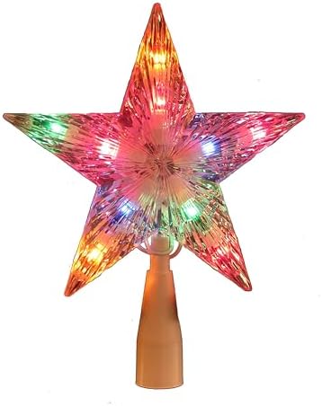 Kurt Adler Multi-Colored Crystal Star Treetop by KurtSAdler