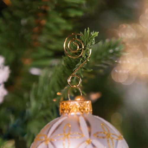 Kurt Adler 1.25-Inch Ornament Hook, Gold, Set of 50 - Image 7