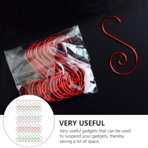 80pcs Metal Christmas Tree Hooks for Ornament Hanging, Wreath Decor - Image 7