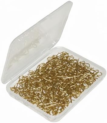 120Pack Christmas Ornament Hooks Easter Egg Hook Metal Wire Hooks S-Shaped Hangers with Storage Box for Xmas Tree Decorations (Gold) - Image 2