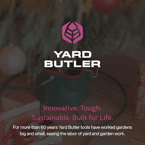Yard Butler Christmas Tree Stand for 6-11' Trees, EZ Spout, Green - Image 7