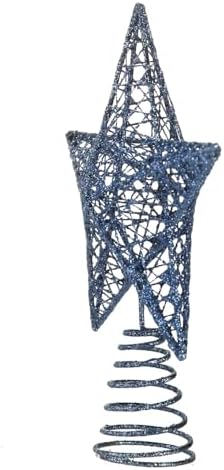 BinaryABC Iron Christmas Tree Star Topper,20cm Glittering Tree Topper - Image 7