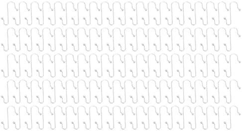 Syrisora S Shape Hooks Christmas Ornament,100pcs Stainless Steel Hooks Multipurpose Hanging S Shape Hooks Decoration Hangers for Christmas Tree Ornament - Image 6