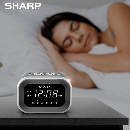 Sharp Big Bang Super Loud Alarm Clock for Heavy Sleepers, 115dB, 6 Sounds | Adjustable tone, custom snooze, 2 wake times, battery backup, hard of hearing, deep sleep, shift workers, dorm room, students - Image 6