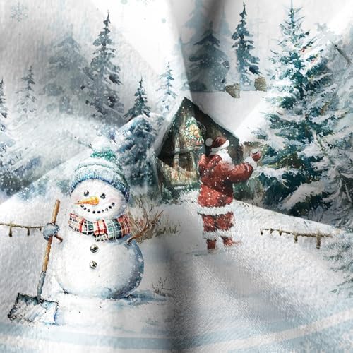 Christmas Snowman Tree Skirt 36 Inches - Image 7