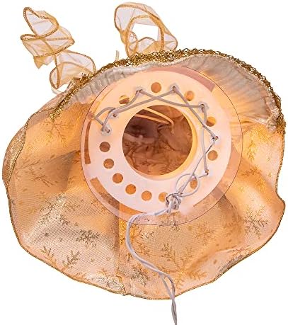 Kurt S. Adler 12-Inch UL 10 Clear Light Gold Angel Treetop, Multicolor - Image 7
