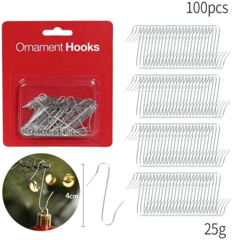 100 Pack Christmas Tree Ornament Hooks - Image 4