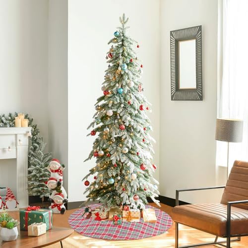 Large Buffalo Plaid Tree Skirt 48 Inch Christmas Tree Skirt - Image 6