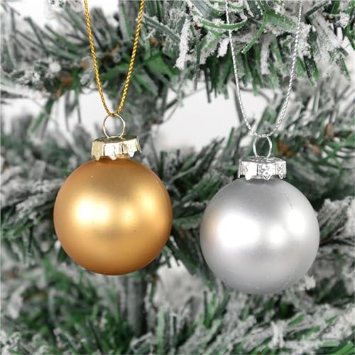 Ornament Caps 400 Pcs Christmas Ball Caps Gold Silver Removable Metal Hanger Home Xmas Tree DIY Decoration Balls Accessories(Mix) - Image 7