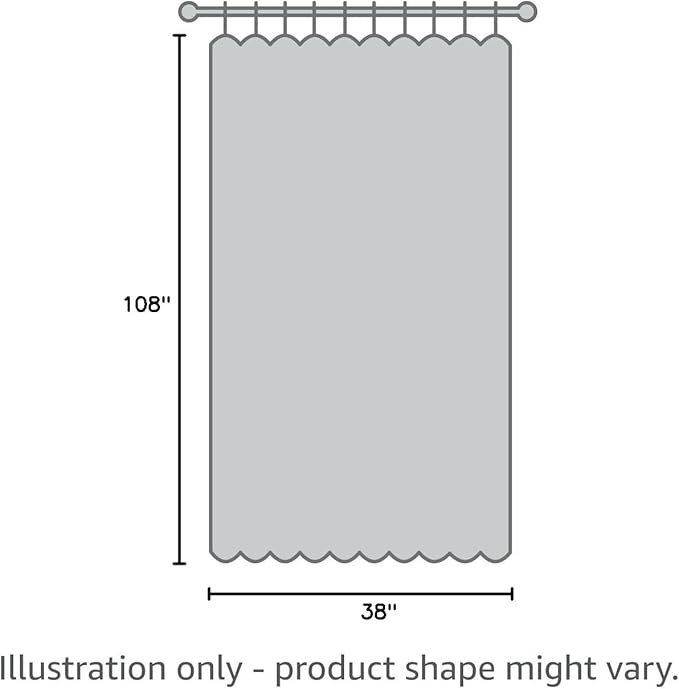 Extra Long Off White Curtain 108 inches Long 2 Panels Set for Living Room Back Tab Modern Farmhouse Coastal Decor Cotton Textured White Sheer Linen Curtains 108 inch Length for Large Window 9 FT