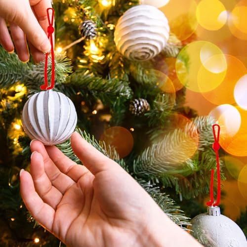 Daifunli 24 Pcs Christmas Adjustable Decoration Hooks, Red - Image 6