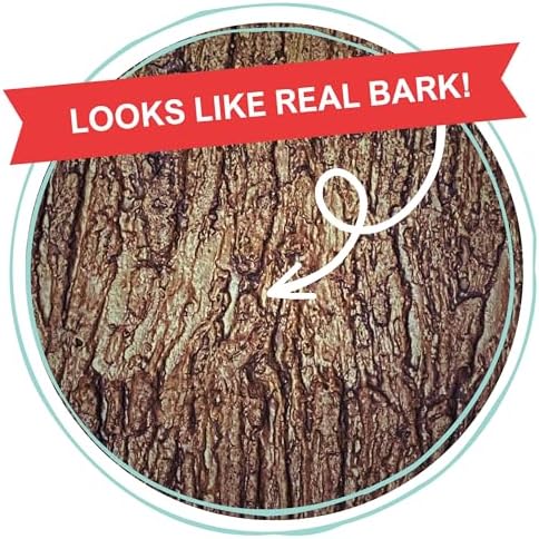 Realistic Brown Bark Artificial Xmas Tree Accessory, Real Feel Wood Texture - Image 7