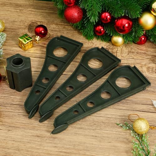 Cabilock Christmas Tree Stand for Artificial Trees 11.42X10.24 Inch Xmas Tree Base Stable Support Bracket Easy to Assemble - Image 7