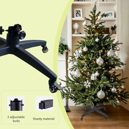 Rolling Christmas Tree Stand Fits 9 ft Artificial Christmas Trees - Image 5