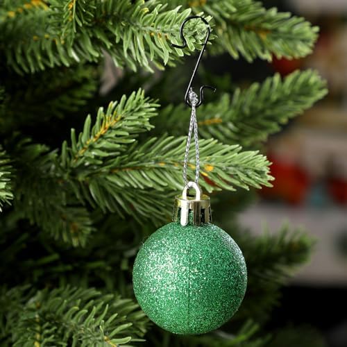 Tatuo 200 Pieces Christmas Ornament Hooks Ornament Hangers Xmas Metal Wire Hooks with Storage Box for Christmas Tree Decoration (Black) - Image 6