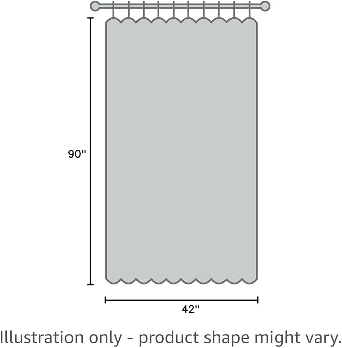 NICETOWN Living Room Blackout Curtains 90 inches Long, Thermal Insulated Noise Reducing Curtains for Unicorn Theam Kids Room (Stone Blue, 42 inches Wide, 1 Pair)