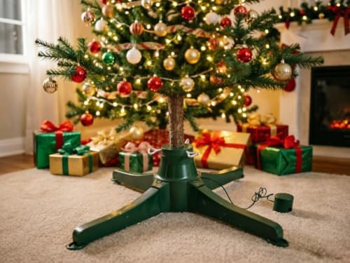 360-Degree Rotating Christmas Tree Stand for 7ft Artificial Tree. - Image 7