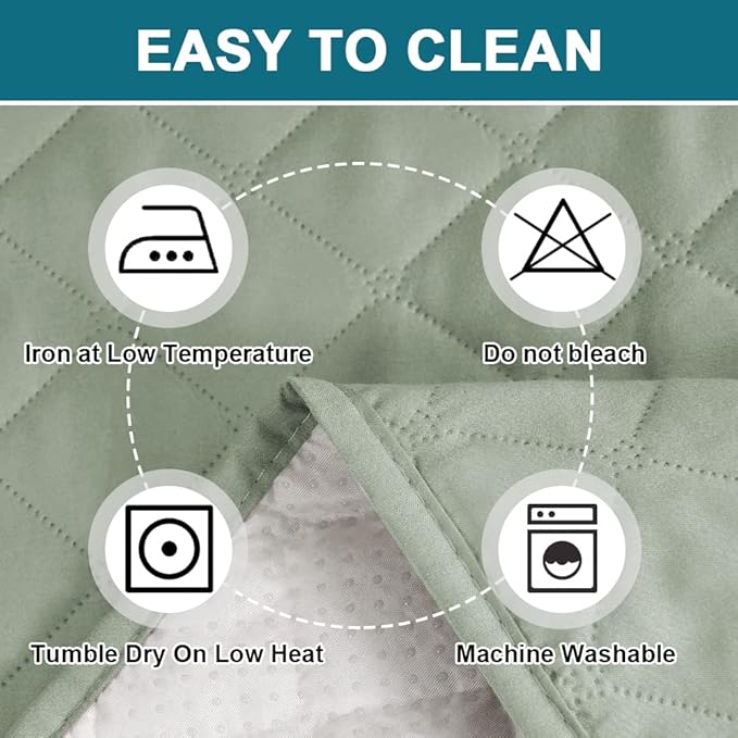 Turquoize 100% Waterproof Couch Cover Sofa Covers Washable Couch Covers for 3 Cushion Couch Sofa Pet Friendly Triple Non-Slip Couch Cover for Dogs Furniture Covers for Pets, Kids,Dog (Sofa 70", Sage)