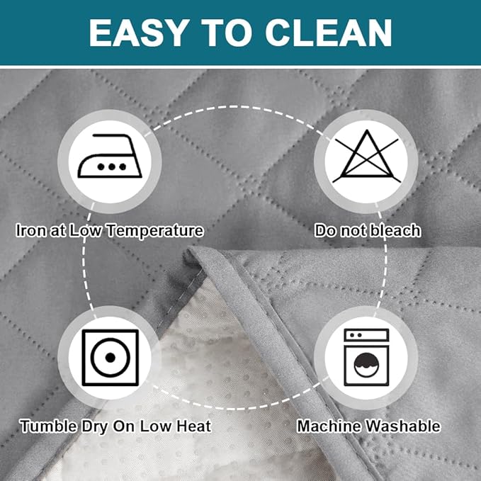 Turquoize 100% Waterproof Futon Cover Futon Slipcover Washable Armless Sofa Bed Slipcover Protector Seat Width Up to 70" with Adjustable Elastic Strap Anti-Slip for Dogs, Dove Gray
