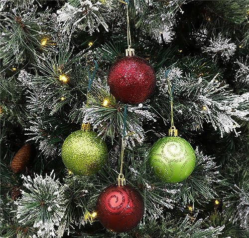 Toyland?? Pack of 100 Christmas Ornament Hooks - Green Plastic Bauble Hanging Attachments - Christmas Decorations - Image 3