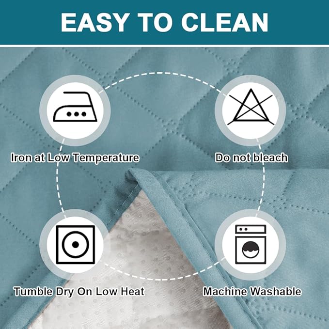 Turquoize 100% Waterproof Sofa Covers Couch Cover Sofa Cover for Dogs Couch Protector Triple Non-Slip Sofa Slipcover for 3 Cushion Couch Furniture Protector for Pets, Kids (XL Sofa 78", Stone Blue)