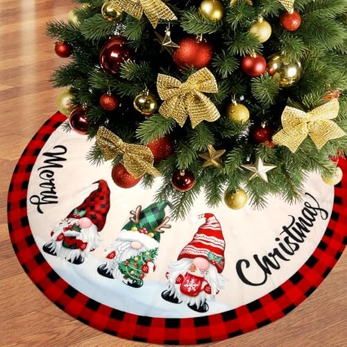 Christmas Tree Skirt - 48 Inches Large Christmas Tree Skirts Cover - Image 6