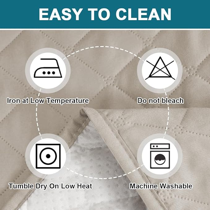 Turquoize 100% Waterproof Sofa Covers Couch Cover Sofa Cover for Dogs Couch Protector Triple Non-Slip Sofa Slipcover for 3 Cushion Couch Furniture Protector for Pets, Kids,Dog (Sofa 70", Pale Oak)