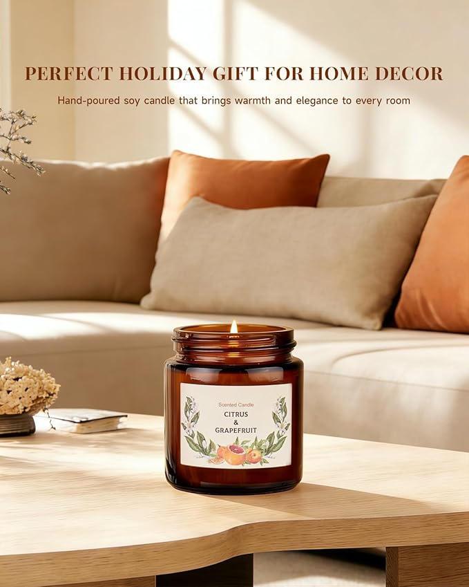 Scented Candle Gift Set for Women, 10 Pack Long Lasting Soy Wax Candles, Aromatherapy Candles for Home, Perfect Gifts for Birthday, Mother’s Day, Thanksgiving & Holidays