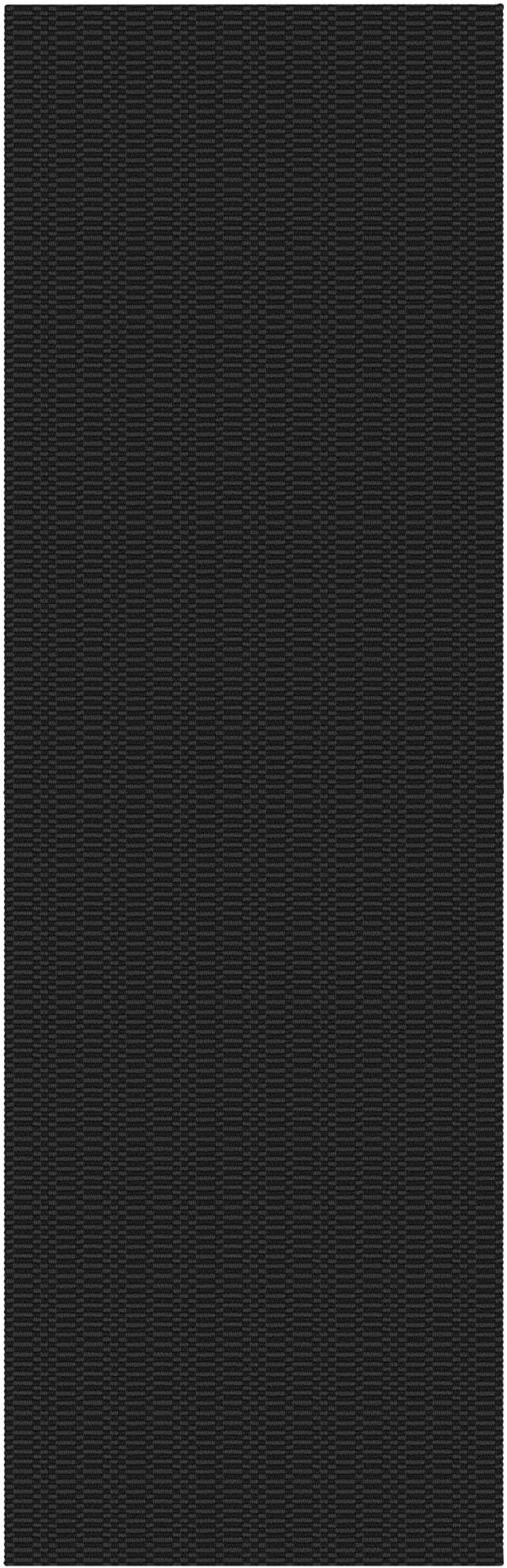 KOZYFLY Washable Runner Rug 2x6 Ft Runners for Hallways Kitchen Runners with Rubber Backing Braided Cotton Entryway Runner Indoor, Carpet for Hall Foyer Bedroom, Black/Grey