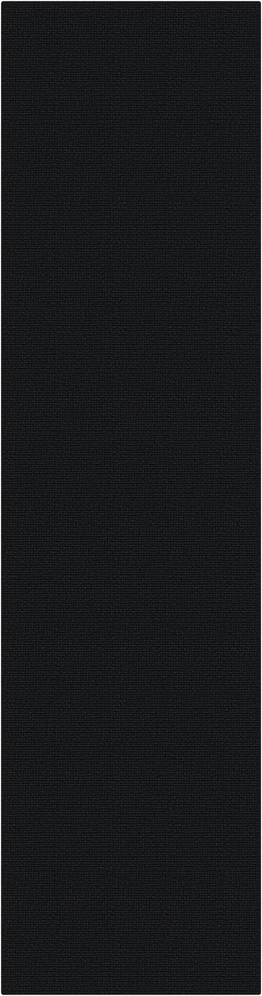 KOZYFLY Washable Runner Rug 3x20 ft Hallway Kitchen Runner Rugs with Rubber Backing Bobo Non Slip Entryway Runner Indoor, Long Carpet Runners for Hall Kitchen Entryway, Black