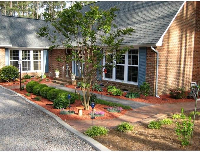 Ekena Millwork Lifetime Vinyl LL1S14X02500FG Standard Cathedral Top Center Mullion, Open Louver Vinyl Shutters, w/Installation Shutter-Lok's & Matching Screws (Per Pair), 14 1/2'W x 25'H, Forest Green