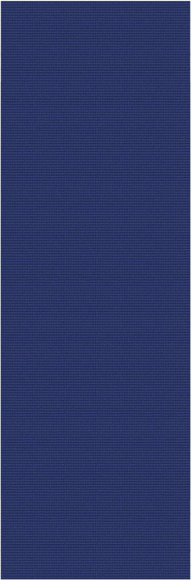 IOHOUZE Washable Runner Rug 3x8 Non Slip Rubber Backed Wide Hallway Runner Entryway Runner Indoor, Kitchen Rugs Woven Floor Carpet for Hall Entrance Bedroom, Royal Blue/Navy