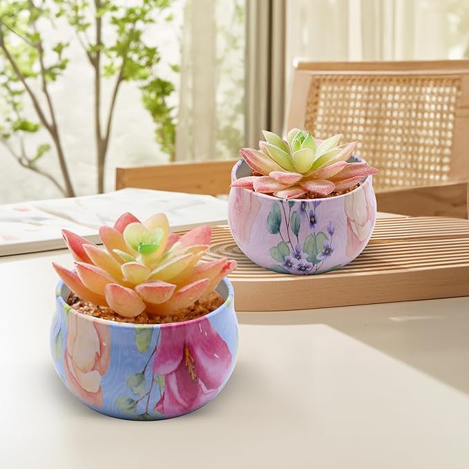 Scented Candles Gift Set for Women Soy Candles 4 Pack Natural Aromatherapy with Dried Flowers in Reusable Tins Relaxation Gift for Birthday Mother's Day Valentine's Day Christmas New Home