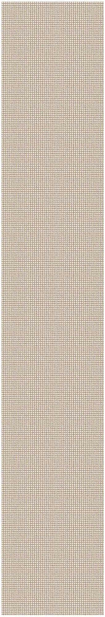 IOHOUZE Washable Runner Rug 2x12 Non Slip Rubber Backed Extra Long Hallway Runner Entryway Runner Indoor, Kitchen Rugs Woven Cotton Floor Carpet for Hall Entrance, Beige/Khaki