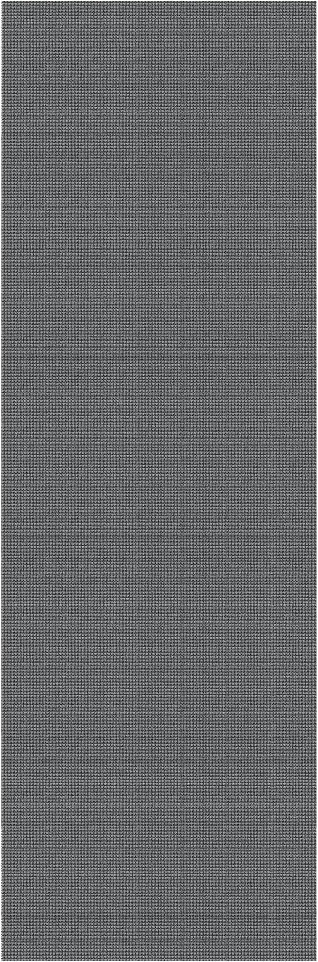 IOHOUZE Washable Runner Rug 2.6x8 Non Slip Rubber Backed Wide Hallway Runner Entryway Runner Indoor, Kitchen Rugs Woven Cotton Floor Carpet for Hall Entrance Bedroom, Dark Grey