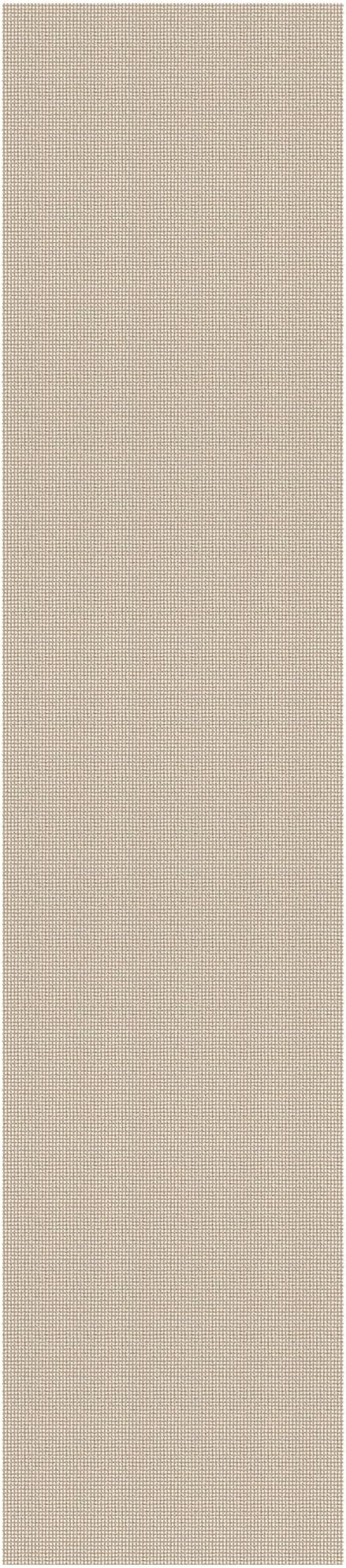 IOHOUZE Washable Runner Rug 2.6x12 Non Slip Rubber Backed Extra Long Hallway Runner Entryway Runner Indoor, Kitchen Rugs Woven Cotton Floor Carpet for Hall Entrance, Beige/Khaki
