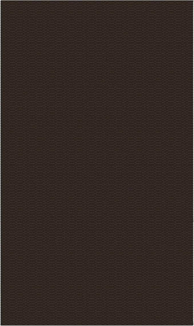 KOZYFLY Washable Area Rug 4x6 Ft Rubber Backed Rugs for Entryway Bedroom Throw Rugs Boho Entry Rug, Cotton Braided Floor Carpet for Dining Room Living Room, Dark Coffee/Brown
