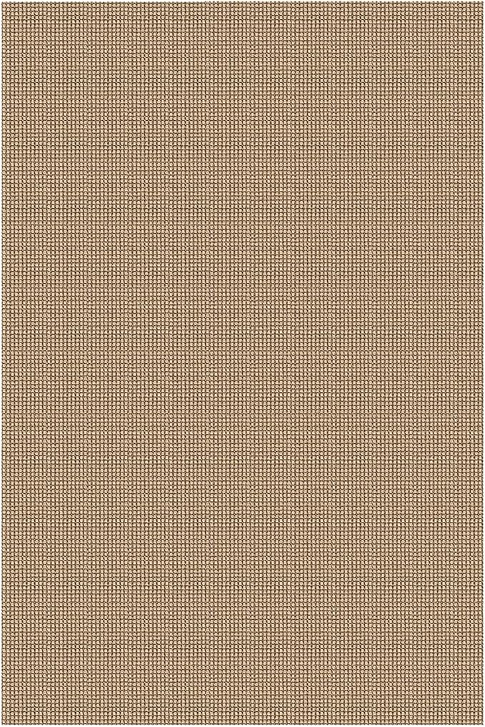IOHOUZE Washable Area Rug 4x6 Non Slip Rubber Backed Woven Indoor Outdoor Rugs for Entryway Bedroom Rug Kitchen Floor Throw Carpet for Entrance Living Room, Orange/Tan/Brown