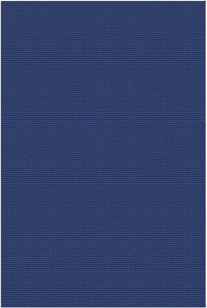 KOZYFLY Washable Area Rug 2x3 Ft Small Entryway Rug Indoor Door Mat Throw Rugs with Rubber Backing, Braided Cotton Floor Carpet for Front Entrance Bathroom Kitchen Foyer, Royal Blue