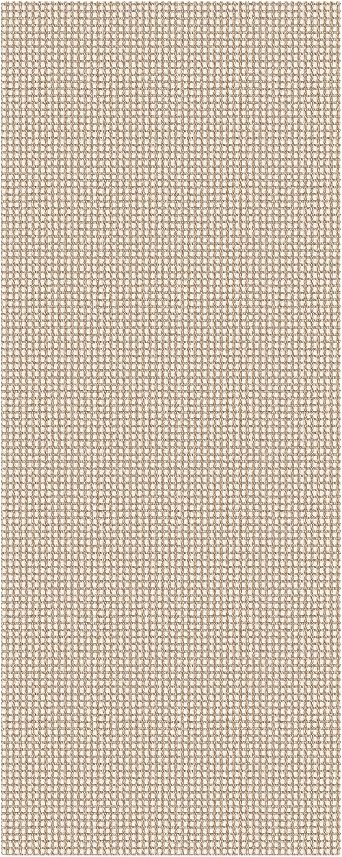 IOHOUZE Washable Runner Rug 2x5 Non Slip Runners for Hallways Entryway Runner Indoor, Kitchen Throw Rug Woven Cotton Floor Carpet for Hall Entrance Bedroom, Beige/Khaki