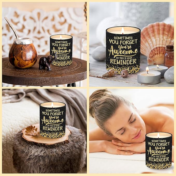 Lavender Candle 10Oz - Christmas & Birthday Gift for Women - Friendship Gifts for Best Friend