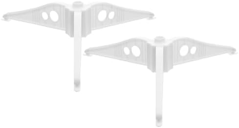 COHEALI 2pcs White Plastic Christmas Tree Stand Base 10cm for Artificial Xmas Tree Holder Indoor Outdoor Holiday Decoration Replacement Stand by COHEALI