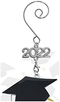 BANBERRY DESIGNS Christmas Ornament Hooks Dated 2022 - Set of 12 - Silver S-Hooks with Lobster Claw - DIY Personalized Ornament Accessory - Class of 2022 - Image 4