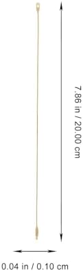 1000Pcs Christmas Ornament Hangers 7.8Inch Gold Ornament String Hooks with Snap for Christmas Tree Xmas Holiday Decorations - Image 3